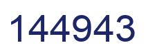 Número 144943 imagen azul