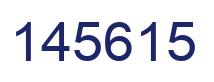 Número 145615 imagen azul