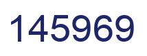 Number 145969 blue image
