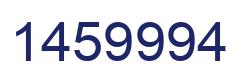 Number 1459994 blue image