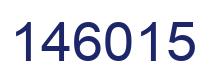 Number 146015 blue image
