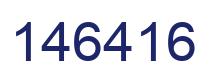 Number 146416 blue image