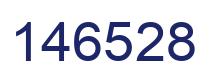 Number 146528 blue image