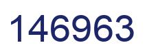 Number 146963 blue image