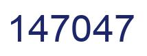 Número 147047 imagen azul