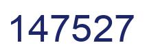 Número 147527 imagen azul