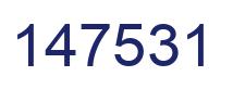 Número 147531 imagen azul