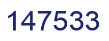 Número 147533 imagen azul
