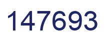 Número 147693 imagen azul