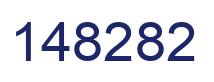 Number 148282 blue image