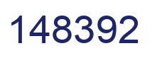 Number 148392 blue image