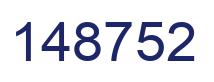 Number 148752 blue image