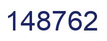 Number 148762 blue image