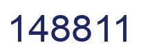 Number 148811 blue image