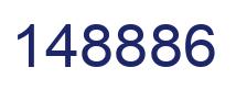Number 148886 blue image