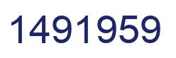 Número 1491959 imagen azul