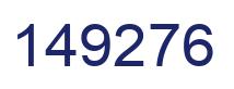 Número 149276 imagen azul