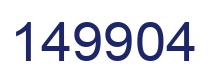 Número 149904 imagen azul