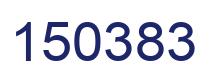 Número 150383 imagen azul