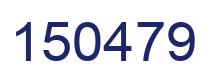 Número 150479 imagen azul