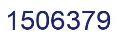 Number 1506379 blue image