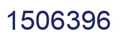Number 1506396 blue image