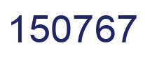 Número 150767 imagen azul
