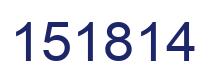 Número 151814 imagen azul