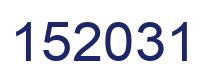 Número 152031 imagen azul