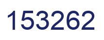 Number 153262 blue image