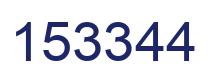 Número 153344 imagen azul