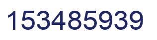 Número 153485939 imagen azul