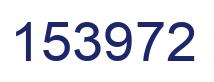 Number 153972 blue image