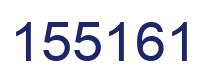 Number 155161 blue image
