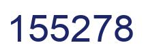 Number 155278 blue image