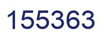 Number 155363 blue image