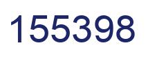 Number 155398 blue image