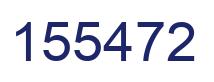 Number 155472 blue image