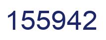 Number 155942 blue image
