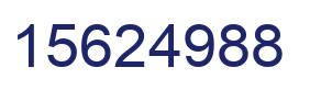 Número 15624988 imagen azul