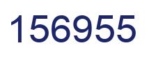 Número 156955 imagen azul