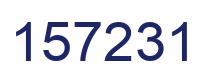 Número 157231 imagen azul