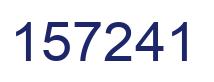 Número 157241 imagen azul