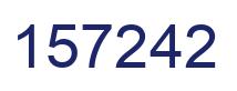 Número 157242 imagen azul
