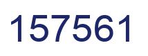 Número 157561 imagen azul