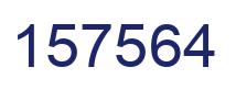 Número 157564 imagen azul