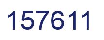Número 157611 imagen azul