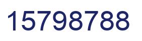 Número 15798788 imagen azul