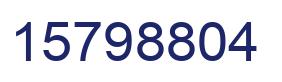 Número 15798804 imagen azul