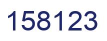 Número 158123 imagen azul